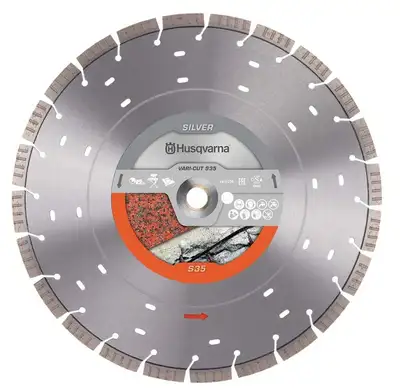 Husqvarna 534972010 12" Vari-Cut S35 Diamond Saw blade, View more