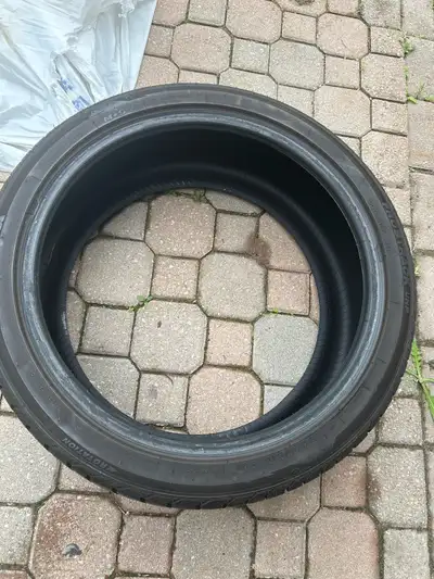 Barley used winter tires . Can clean and wash them before you pick them up