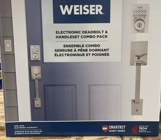Weiser Electronic Door Lock and Handle Set557921960985907202