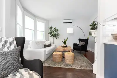 This beautifully maintained two bedroom apartment offers character and warmth that is hard to find i...