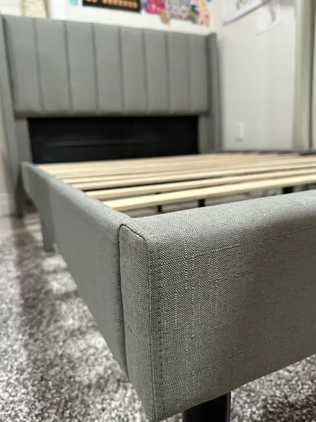 BNIB upholstery Platform, twin double queen & king (no need b in Beds & Mattresses in Chilliwack - Image 3