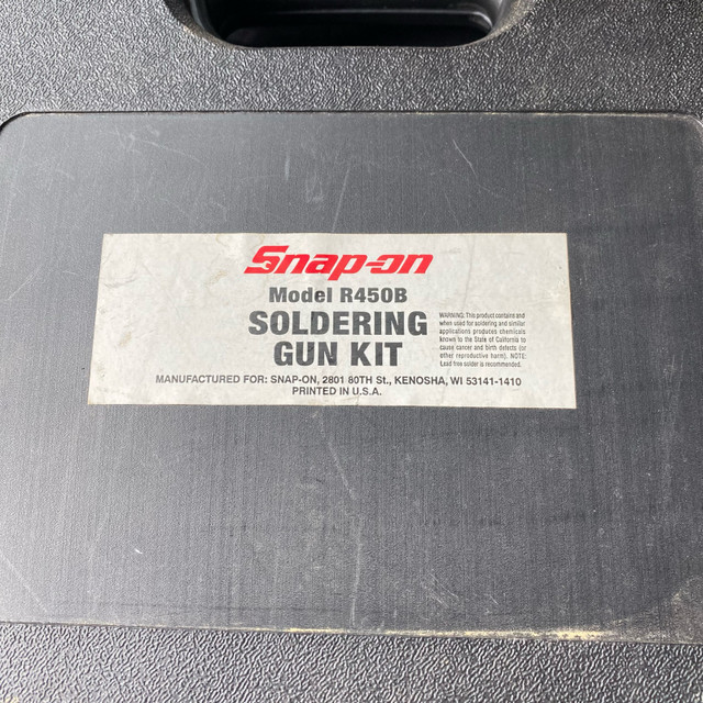 Snap-on Soldering Gun  in Garage Sales in Cambridge - Image 3