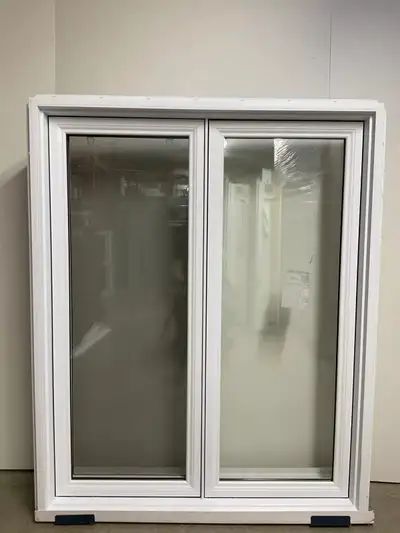10545BP Fenêtre Battant PVC Blanc 2 sect 1 ouvr 50 1/4 x 62 1/4, View more