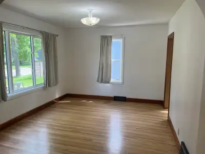 Available on July 1. This three bedroom/one bathroom house features original hardwood flooring, new...
