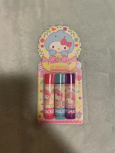 Sanrio Hello Kitty 3 piece lip smackers - NIP, View more