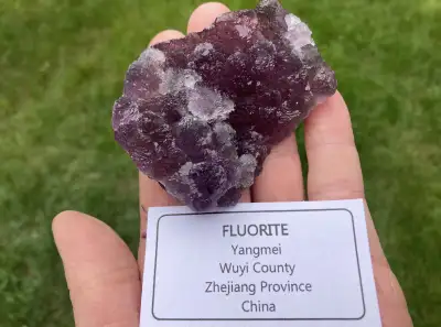 Fluorite Crystal Cluster, View more