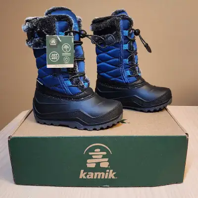 Kamik girl's sizes 13 snow boots blue, View more