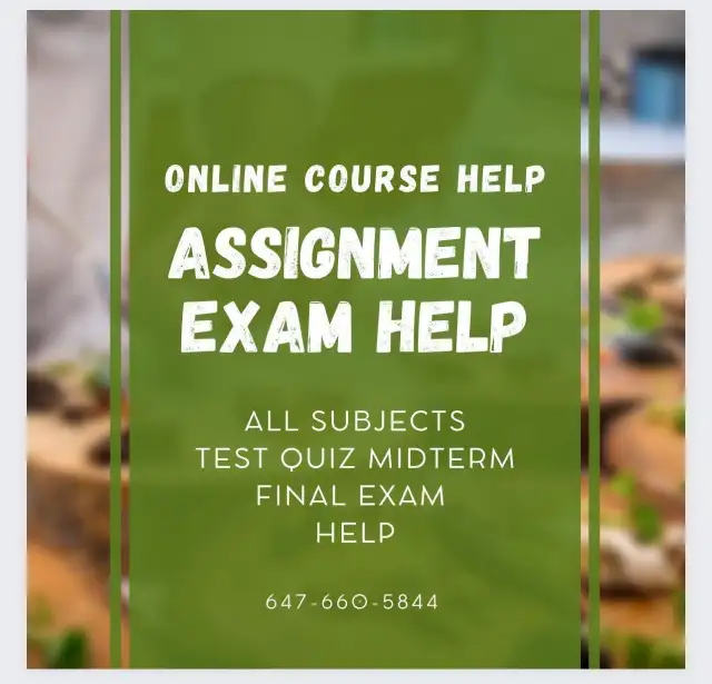 Online Course Help All Subjects All Diplomas All Colleges 100% A