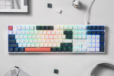 BNIB Redragon TRUNDLE K668 RGB Gaming Keyboard mechanical, View more