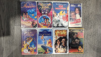 Disney VHS Movie Lot Aladdin, Lion King, Beauty & Beast.