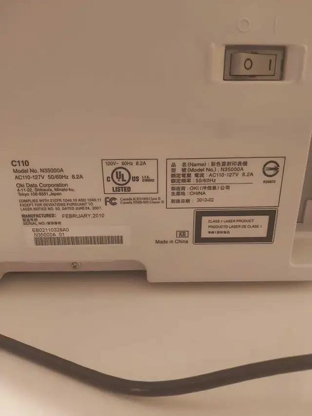 OKI C110  Color Laser Printer in Printers, Scanners & Fax in Barrie - Image 4