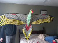 Kite - Large fabric parrot