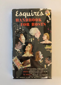 1949 FIRST EDITION: Esquire's Handbook for Hosts