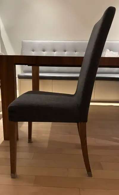 5 chaises de salle à manger grises, View more