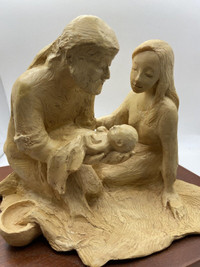 Hallmark Matt Kesler Holy Family Night Figurine Nativity Christm