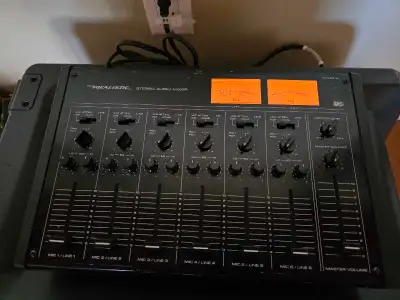 Realistic 32-1210A - Stereo audio mixer, View more