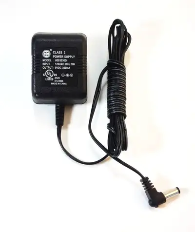 AC/DC Class 2 Power Supply Adapter U093030D Out: 9VDC 300mA 3H20, View more