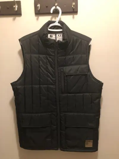 **Yes, it's still available** Warm, stylish vest. 4 pockets. Very well made. Perfect condition, neve...