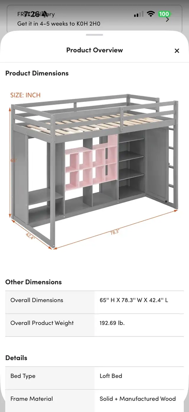 Brand new loft bed in Beds & Mattresses in Kingston - Image 6