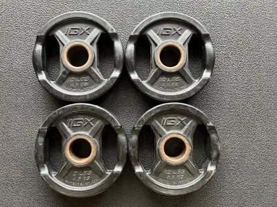 Iron Grip IGX 4 x 10lb 2” Olympic Weight Plates $80 cash, View more