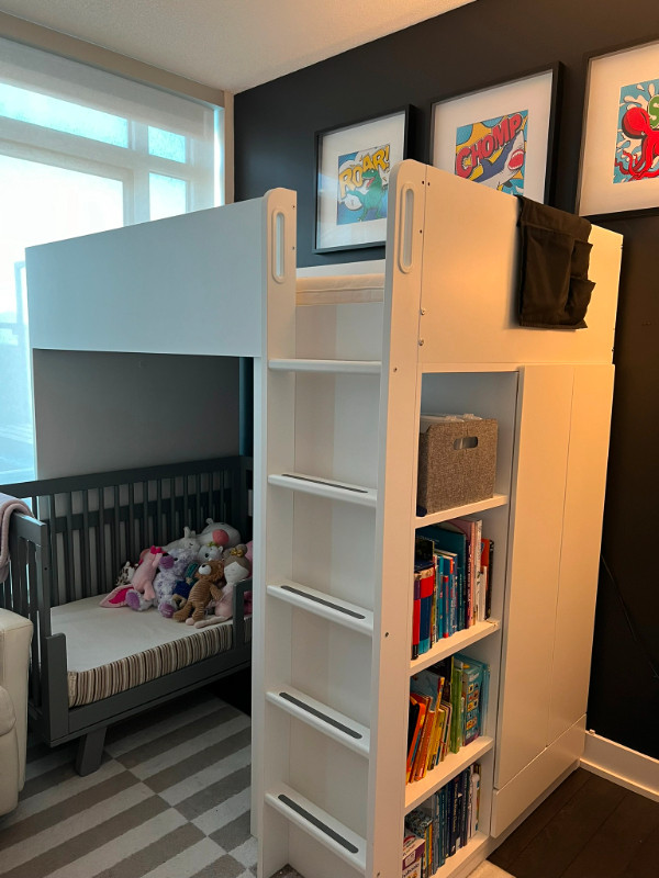 IKEA Loft bed with desk in Beds & Mattresses in City of Toronto