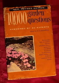 Vintage Hardcover Books 10,000 Garden Questions Volume 1 & 2