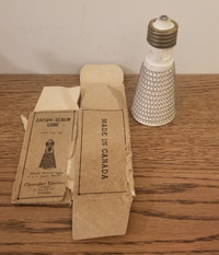 Vintage Edison ceramic cone heating element with box