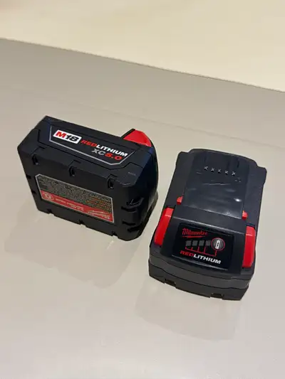 Milwaukee M18 Batteries 5.0 New, View more