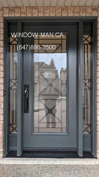 Door Front TwoSideLites  Entry  Installation