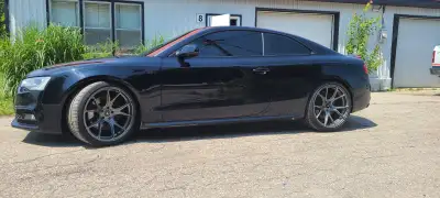 Selling 2014 Audi S5 with lots of mods. Car is clean with no accidents. Original paint (black) is in...
