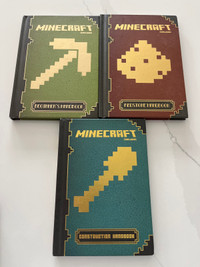 Minecraft construction, beginners, and Redstone handbooks