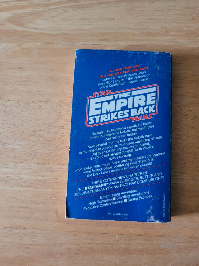 The Empire Strikes Back Storybook by Star Wars (1980) in Non-fiction in Cole Harbour