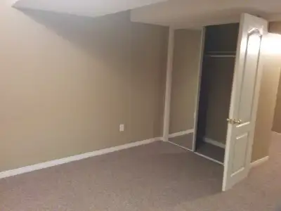 Large, clean and newly renovated 1+1 basement apartment