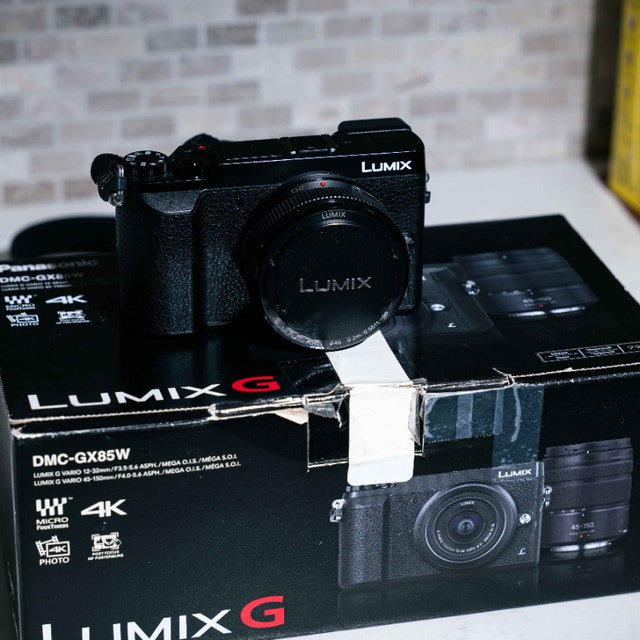 Lumix GX85 Micro Four Thirds Camera with 20mm f1.7 mk 2 Lens Cameras