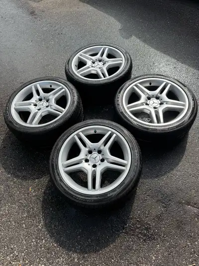 Original 18 inch Mercedes rims set of 4 18 inch rims OEM Mercedes rims Amg rims Mercedes Benz wheels...