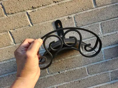 Heavy Duty Metal Wall Mount hose or cable hanger, View more
