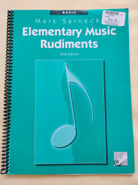 Elementary music rudiments 2nd edition