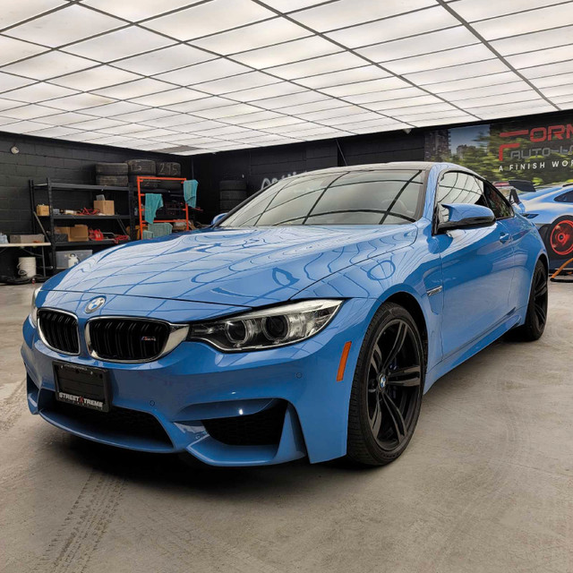 2017 bmw m4 6 speed manual yas marina blue on red no accidents  in Cars & Trucks in City of Toronto