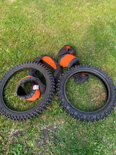 Used snow enduro tires good shape