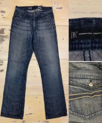 MEN INC Slim and Straight Fit Jeans. In Size 36 x 30