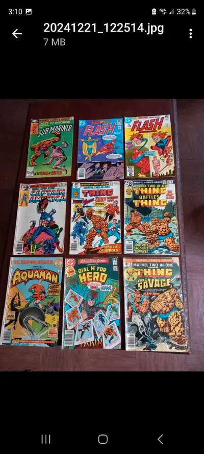 Comic Books $6 for each book , View more