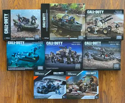 Call of Duty Smaller Sets by Mega Bloks: $100 each set plus shipping