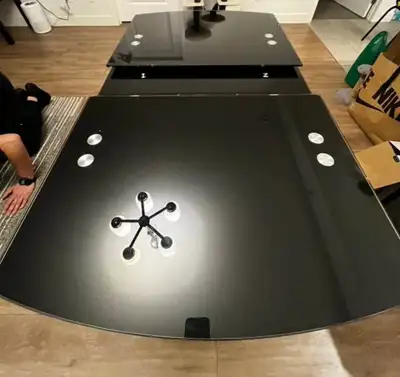 Extendable Dining Glass Table, View more