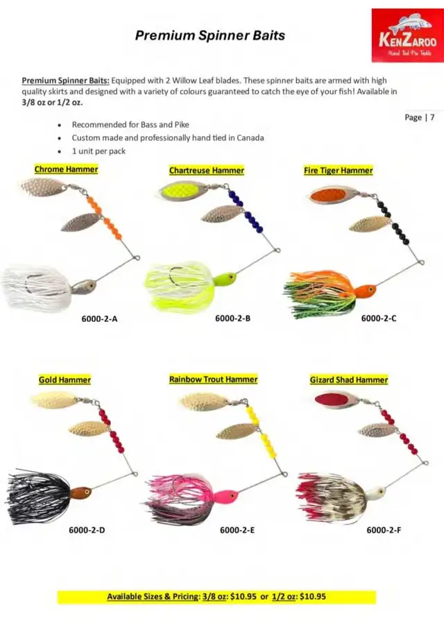 Kenzaroo Pro Tackle in Fishing, Camping & Outdoors in Ottawa - Image 11