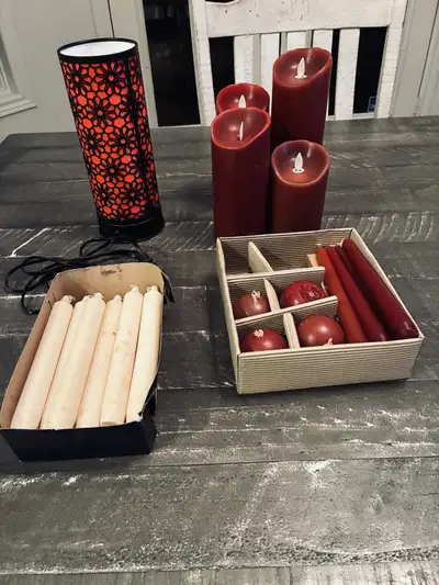 4 LED candles, candle light & 18 candles, View more