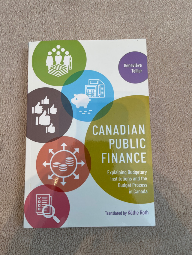 Canadian Public Finance - Genvieve Tellier  in Textbooks in Ottawa