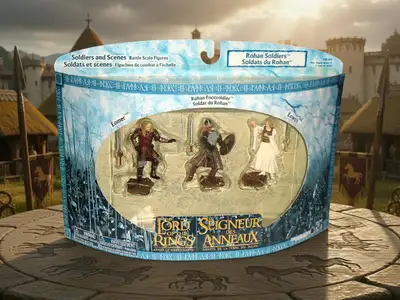 LOTR Rohan Soldiers Armies of Middle-Earth 3-Pack 2003 SEALED, View more