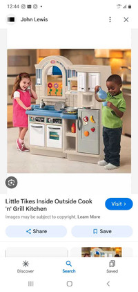 Little tikes indoor outdoor kitchen 'n' grille