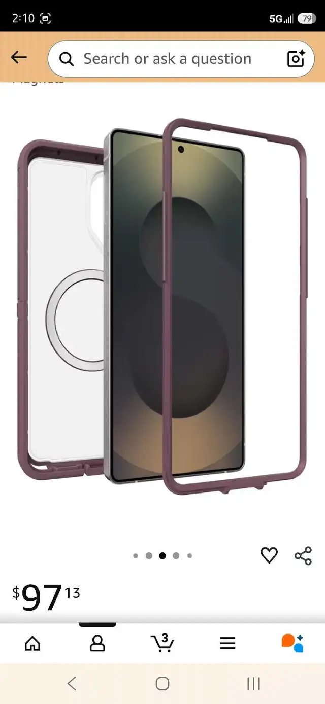 s26 ultra outerbox purple in Cell Phone Accessories in Hamilton - Image 3