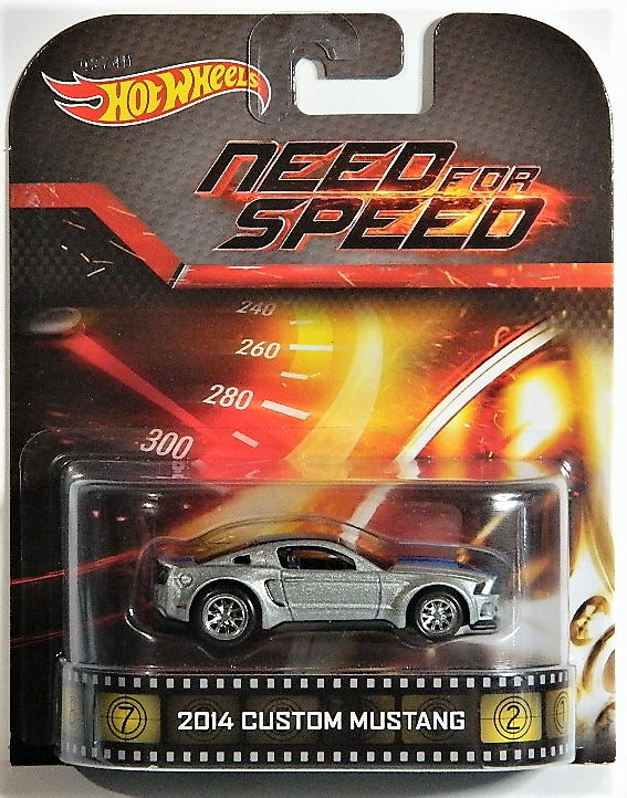 Hot Wheels Retro 1/64 2014 Custom Mustang Need For Speed Diecast in Arts & Collectibles in Oshawa / Durham Region